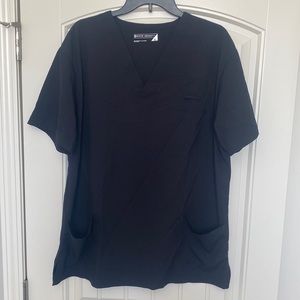 Mens black jogger scrubs
